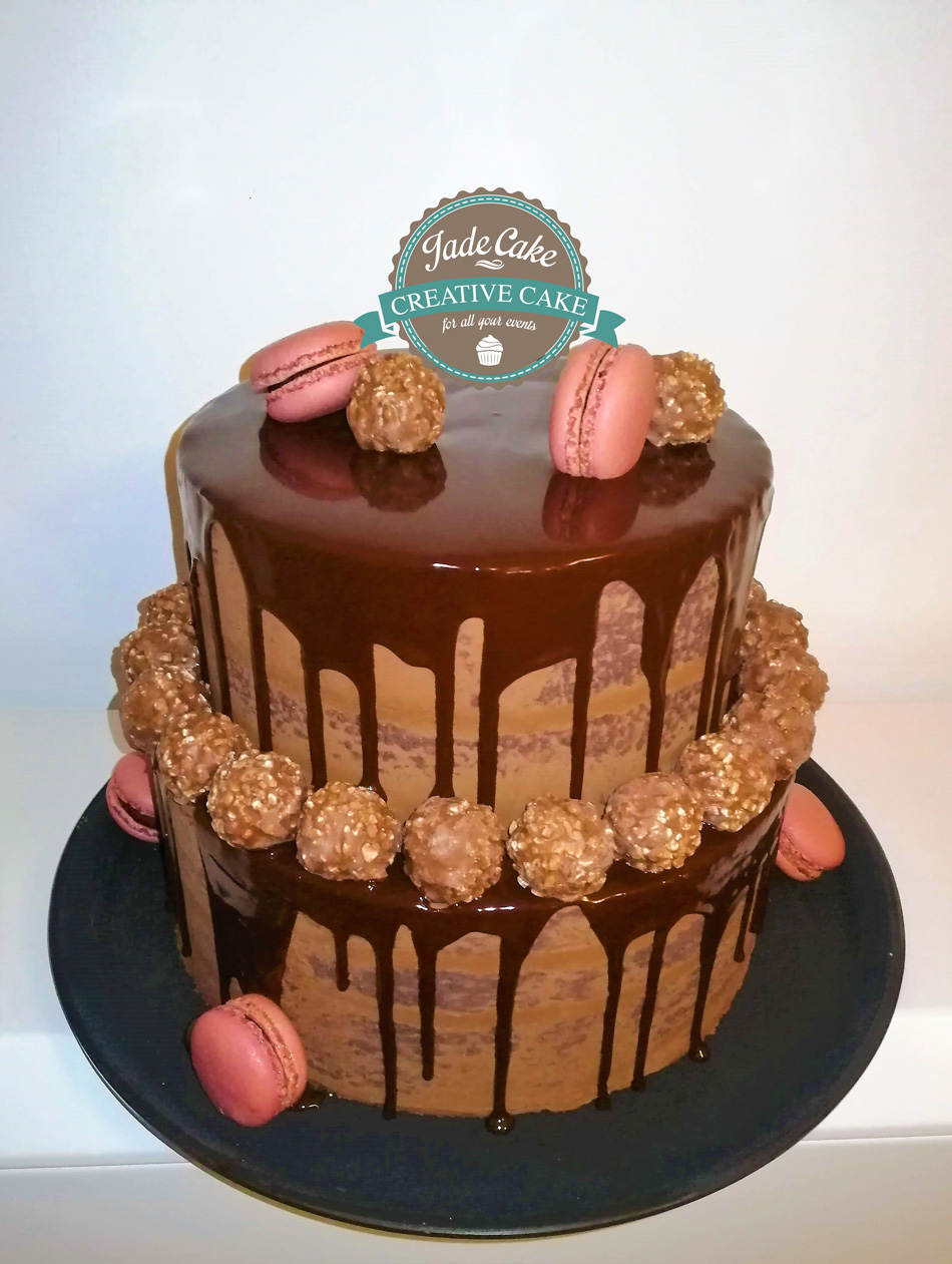 Dripping Cake (Gâteau sans pâte à sucre) – Frais et Doré
